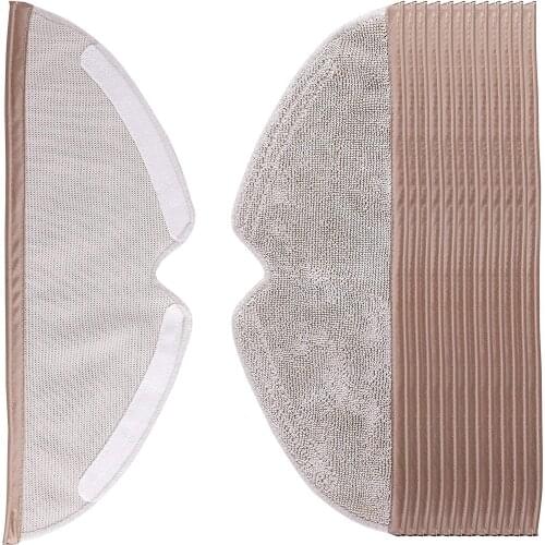 Microfiber Mopping Cloth Compatible with Roborock S5, S5 Max, S6, S6 Pure, S6 MaxV, E4, E35, and E2 Mi Robot Vacuum Clean 12 Pcs