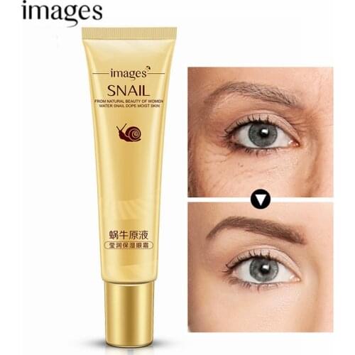 Snail Essence Eye Cream Eye Bags Remove Eye Dark Circle Anti-Puffiness Anti Wrinkles Anti Aging Moisturizing Skin Care Eye Gel