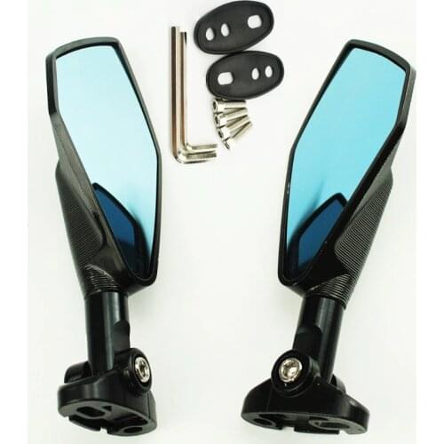 Universal motorcycle rearview Side mirror Aluminum CNC for Kawasaki ZX6R ZX7R ZX10R ZX14R NINJA650R ER6N Z750 Z800 Z1000 yamaha