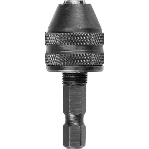 Newest0.5-4mm Hand Clamping Snap-out Keyless Chuck Drill with Quick Change 1/4" Hex Shank Adapter for Electric Screwdriver