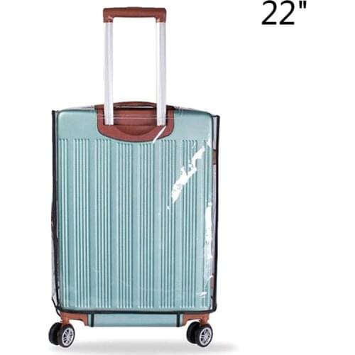 1PC 20-30'' PVC Transparent Travel Luggage Protector Suitcase Dust Cover Waterproof Travel Accessories