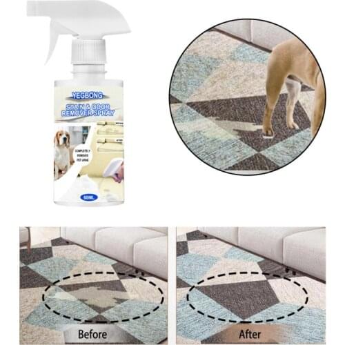 1pc Pet deodorant foam 60ml Multi-purpose remove carpet urine stains Spray cleaner home pet cleaning tools