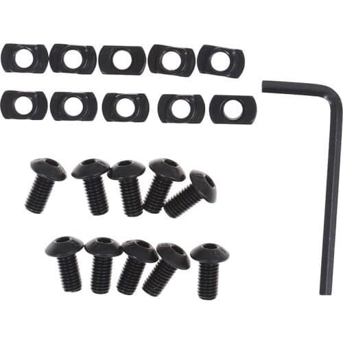 1pc Screw And Nut Replacement Kit For M-Lok Handguard Rail Sections Hunting