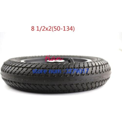 8 1/2x2(50-134) trye wheel Tire for Gas Scooter Electric Scooter kid gas/eletric Scooter, Pram Stroller (8' 1/2' x2 inch) wheel