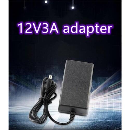 12V3A power adapter, LED light, LCD monitor, laptop power supply, security monitoring power adapter, six-fold safety protection