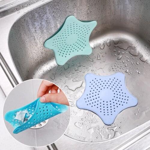Anti-blocking Sewer Floor Drain Silicone Sucker Outfall Strainer Sink Filter Hair Stopper Catcher Bathroom Kitchen Accessories