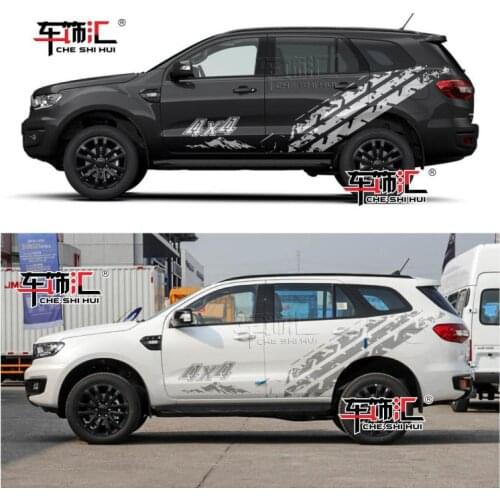 SUV car stickers FOR Ford Everest modified stylish off-road decals on both sides of the body