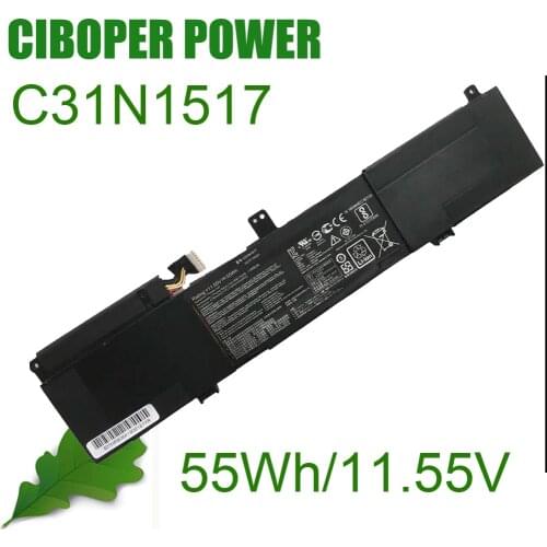 Genuine-Q11.55V 4780mAh 55Wh C31N1517 Laptop Battery for TP301 TP301U TP301UA TP301UJ Q304 Q304U Q304UA TP301UA6200 TP301UA6500