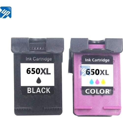 UP brand remanufactured ink cartridge for HP 650 XL 650XL Black For HP Deskjet 1015 1515 2515 2545 2645 3515 4645 3515 printer