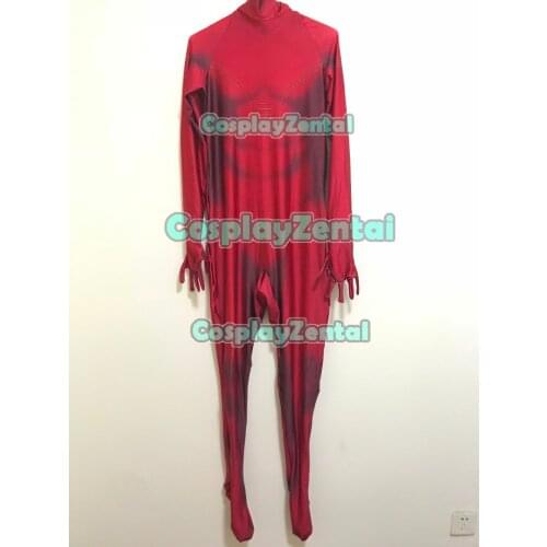 3D Print Shazam Cosplay Costume Spandex Shazam Undersuit Superhero Costume Zentai Suit no accessories Custom Made