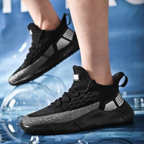 Hot Breathable mens on trainers informales Sneakers sale breathable Mens sneakers para 39 for de slip black causal sneaker 2020