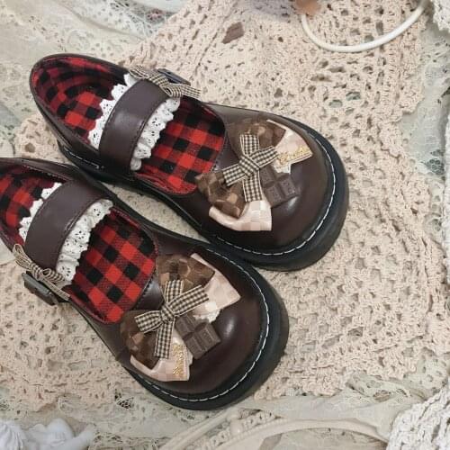 Sweet 2020 Cecilia Separate Design-origional Lolita Cute Hand Made Shoes Round-toe Lace-up Students Womens Lolita Shoes