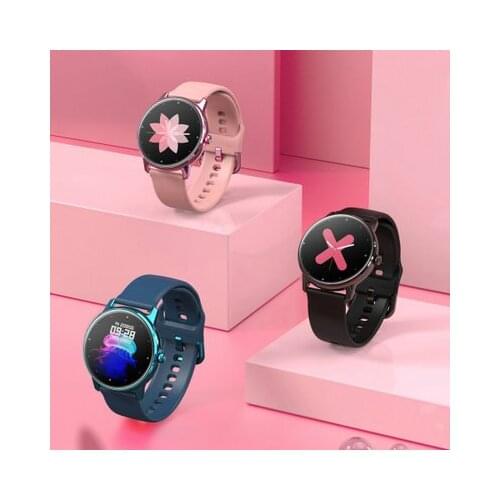 Fashion Round Smart Watch Women Sports Electronics Smart Clock For Android IOS Fitness Tracker Full Touch Smart-watch