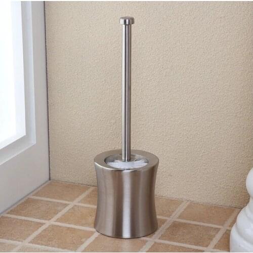 Factory direct sale Durable Type Toilet Stainless Steel Toilet Brush Holder Set for Bathroom Bath with promotion price