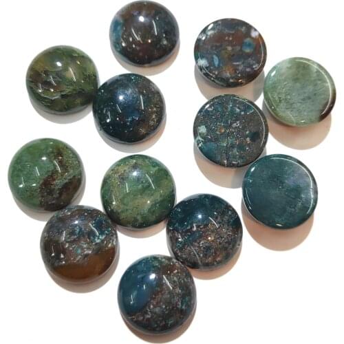 Natural Stone India Agates Cabochon Beads 6 8 10mm Round No Hole Loose Beads For jewelry making DIY Ring Necklace accessories