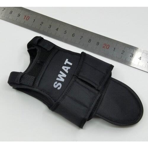 New Black 1:6 Scale Soldier Action Figure Clothing Accessories SWAT Tactical Ballistic Vest for Military 12 Inch Collection Toy