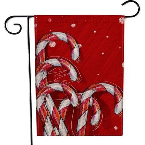 New Arrival Fashion 47*32cm Hellow Spring Garden Flag Indoor Outdoor Home Decor Cartoon Printed Flag With High Quality