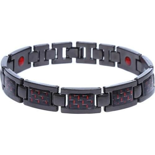 New Arrival Enhance Immunity Relieve Fatigue Enhance Sleep Magnetic Therapy Bracelet Fashion Men Bracelet Couple Xmas Gift