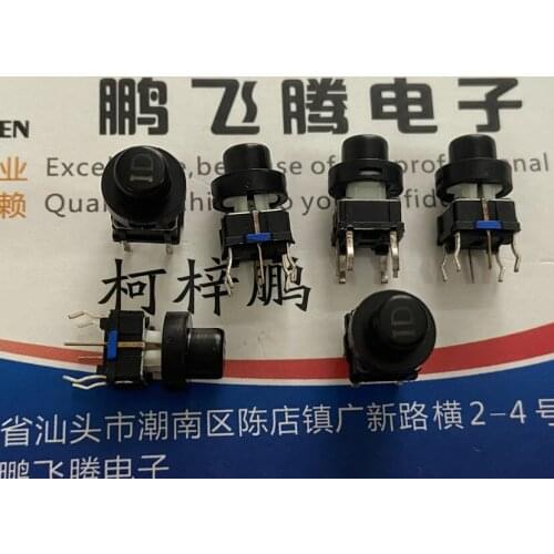Original New 100% TL1265BQSBLK touch switch 7*7 button with light blue light with cap