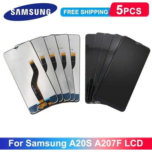 5 Piece/lot Original LCD For SAMSUNG Galaxy A20s A207 A2070 SM-A207F LCD Display Screen Digitizer Assembly Repacement For A20S