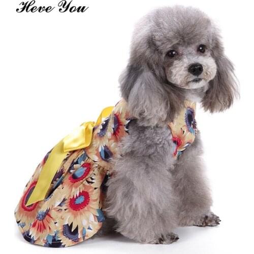 Heve You Dresses Clothes for Small Dogs European-style Pet Dog Wedding Dress Cat Party Skirt Puppy Chihuahua Dog Clothing XS~L