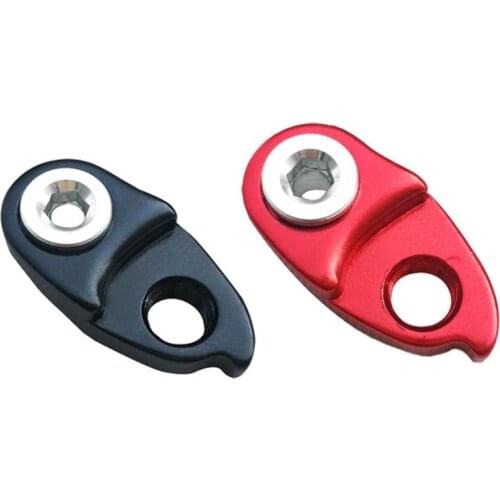 Durable Aluminum Alloy Bicycle Rear Derailleur Hanger Extension MTB Bike Frame Gear Tail Hook Extender 45X25X15mm