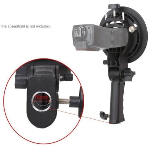 Handheld Grip S-Type Bracket Bowens S Mount Houder voor Speedlite Flash Snoot Softbox Beauty Dish Portable