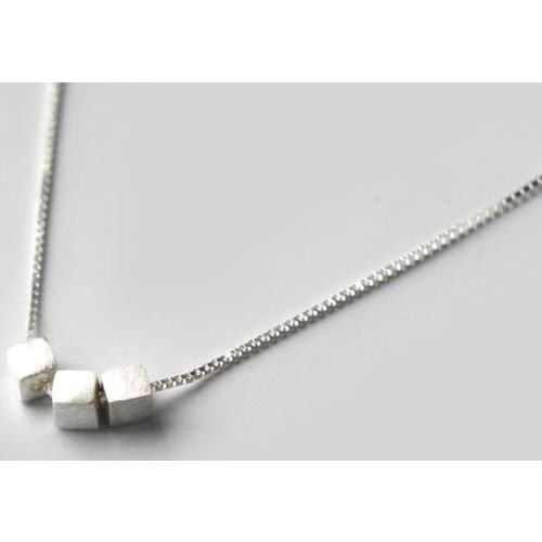 Shuangshuo 2017 New Ethnic Cubic Square Pendant Necklace For Women Party Gift Geometric Choker Necklace Women Chain Necklace