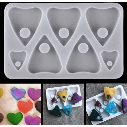 Love Heart Silicone Molds DIY Fondant Handmade Crystal Epoxy Mold Decoration Handmade Crystal Epoxy Resin