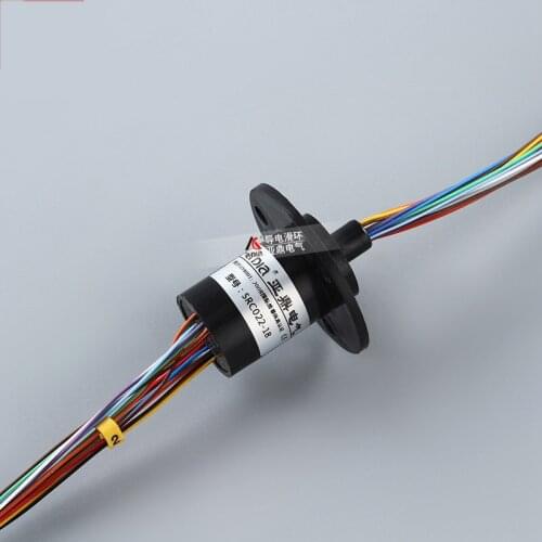 SRC022 Micro Conductive Slip Ring Multi-channel Compact Collector Ring 360 Degree Rotating Slip Ring