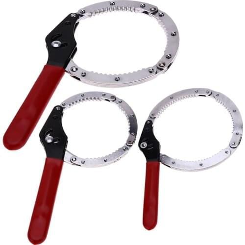 Steel Oil Filter Wrench Car Oil Filters Remover Tools Strap Spanner High Quality Car Repair Tool S/M/L 66-78/76-96/96-116mm