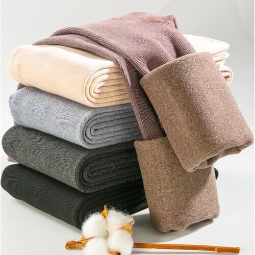 Plus Velvet Thicken Winter Leggings Women Vertical Stripes Stretch Skinny Leggings Women Black Warm Pants Womens Leggings C5937