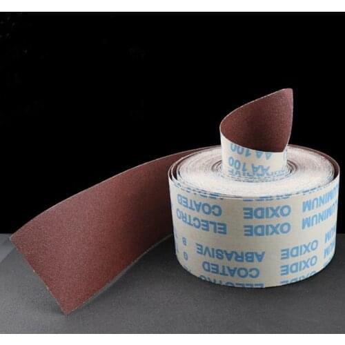 1 Meter Length Emery Cloth Roll 60-800 Granularity Sandpaper For Metalworking Woodworking Furniture Polishing Tools