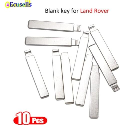 10Pcs/Lot Modified Flip Blank Key Blade Uncut Metal Car Key for Land Rover Discovery