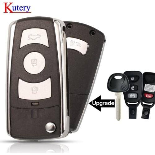 Kutery 20 pcs Remote Car Key Shell Cover Fob Case modified for SONATA NF Elantra Santa fe Ix35 FOR KIA Optima Sportage Sedona