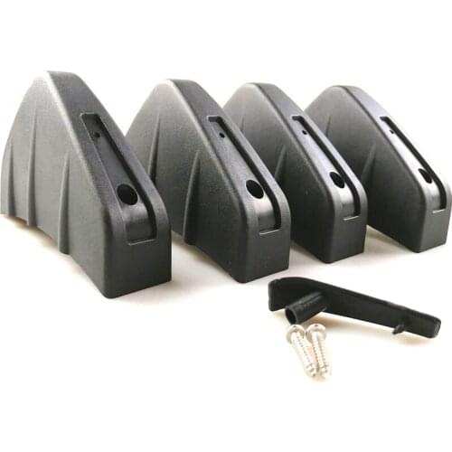 4PCS Universal Car Rear Bumper Lip Spoiler Diffuser Car-Styling for Lexus ES250 RX350 330 ES240/ Acura RLX CL EL CSX ILX MDX