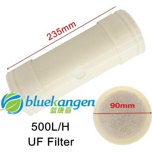 500L/h Undersink 0.01micron DI:90*235mm hollow fiber UF memebrane replacement/cartridge fit for 102diameter