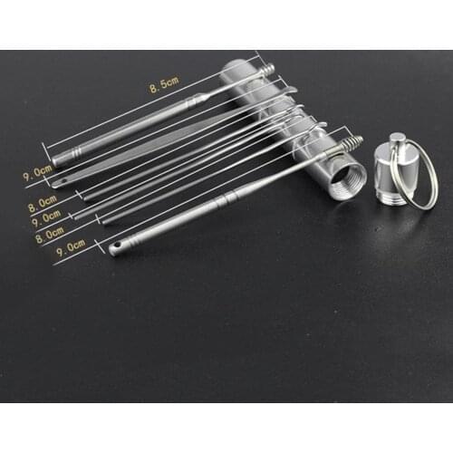 6 Pcs Ear Pick Wax Curette Remover Cleaner Ear Loops Set Tool