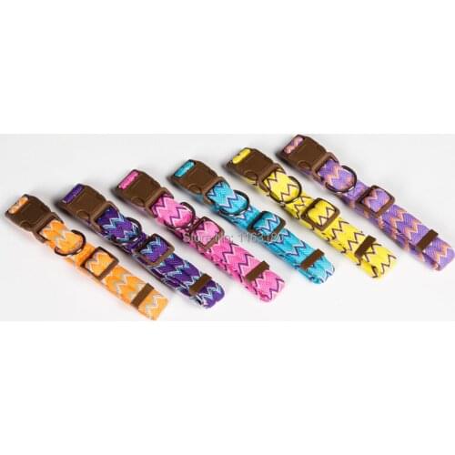 96pcs/lot Cotton Dog Collar Adjustable Quick Release Puppy Collar for Small Medium and Large Dogs