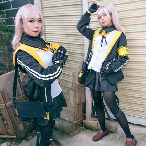 Anime Cosplay Game Girls Frontline UMP45 Costume For Women Girl Battle Unifrom Role Play Performance Show