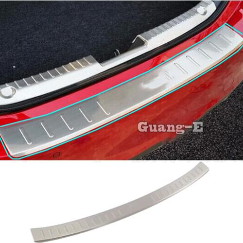 Car Stainless Steel Back Rear Pedal Door Scuff Plate Frame Threshold Trunk For Mazda 3 Axela M3 2014 2015 2016 2017 2018 2019