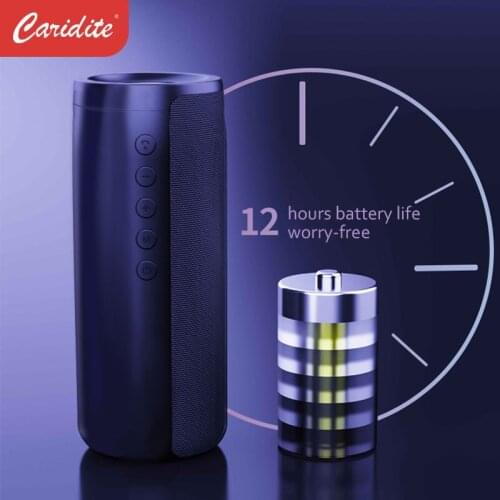 Caridite YX-04 long Battery Life true wireless smart speaker bt 5.0 Six input modes double disaphragm voice prompts Waterproof
