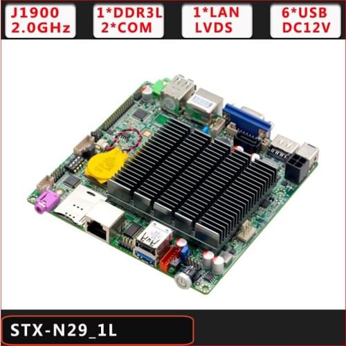 Fanless Nano Itx Lvds Motherboard J1900 1*Gigabit LAN