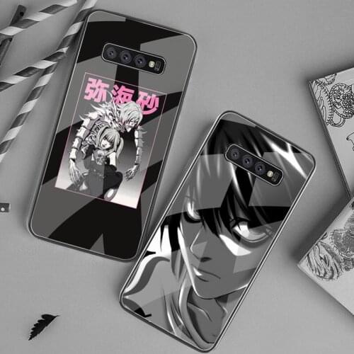 Rem And Misa Death Note Anime Phone Case Tempered Glass For Samsung S20 Plus S7 S8 S9 S10 Plus Note 8 9 10 Plus