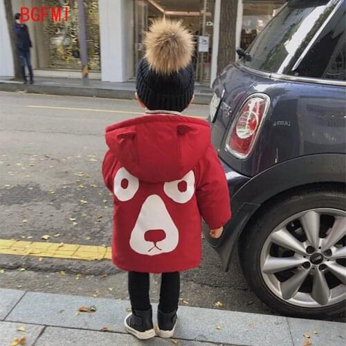 1-5 Y Cold Winter Plus Velvet Baby Girls Coats for Boys Thick Jacket Warm Cotton Toddler Kids Outerwear Infants Children Clothes