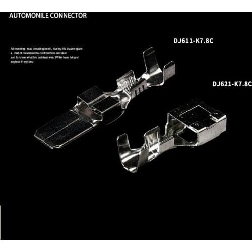 Dj621-k7.8c high current male and female terminal dj611-k7.8c cold press butt joint 70219y-7.8-21