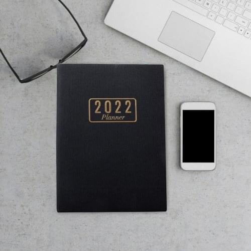 2022 Time 365 Days Schedule Book A5 Newest PU Notepads Creative Planner Reminder Timetable Desk Dates Diary Planne
