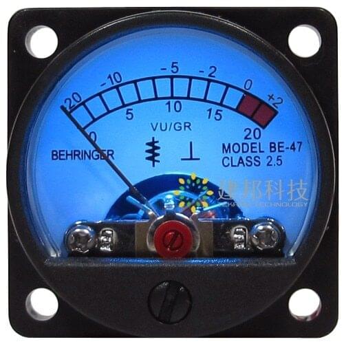 VU Meter DB Level Header Audio Preamp Power Amplifier Chassis Backlight