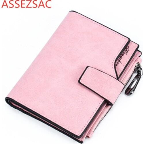 Assez sac Women PU 2019 Credit Card Holder Zipper Wallet Cards Purse Portefeuille Zip Card Short Clutch MoneyCD5163/j