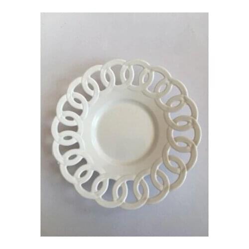 TİMEX TEA TABAĞI 6 PARÇA HANIMELİ CRYSTAL PLASTIC PORCELAIN LOOKING KITCHEN KITCHEN GEREÇLERİ